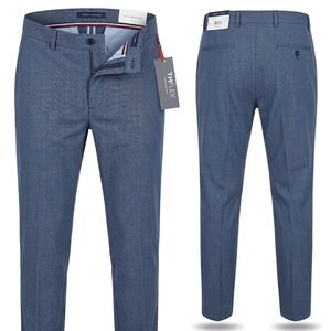 Tommy Hilfiger Slim Dress Pants in Denim Blue